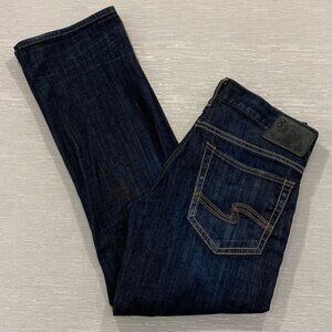 Silver Zac Bootcut Jeans Mens 31 x 32 Relaxed Fit Dark Wash Denim Pants